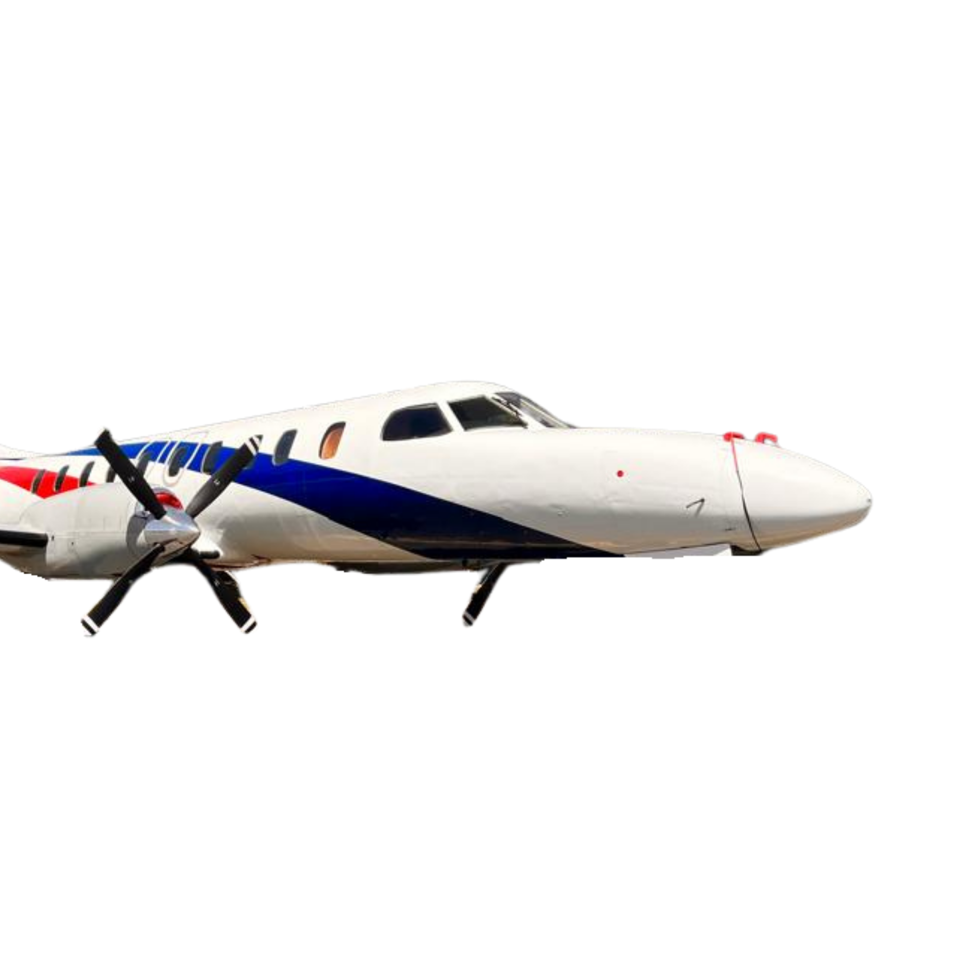 Aeronave Consorcio Helitec — vista lateral