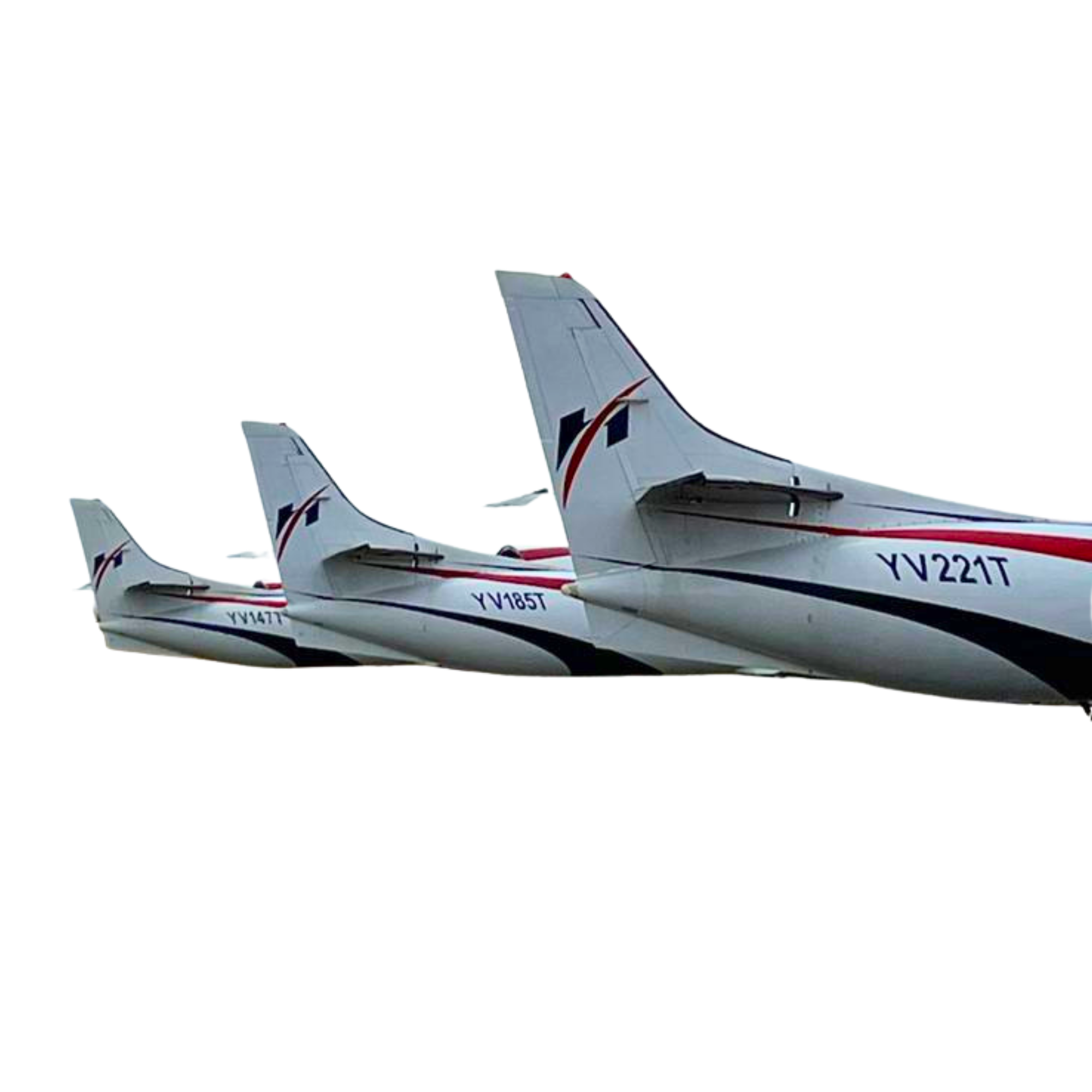 Flota Consorcio Helitec — tres aeronaves en línea